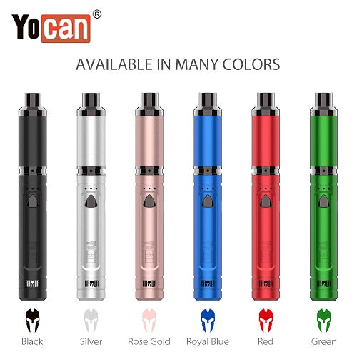 1 Yocan Armor Plus Variable Voltage Wax Pen Color Options Yocan America
