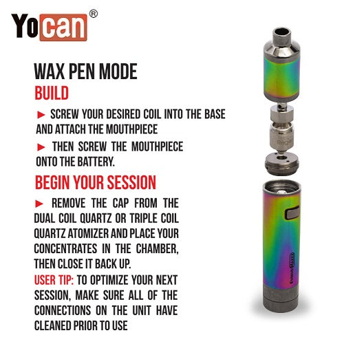 Yocan Evolve Maxxx 3 in 1 Wax Kit by Wulf Mods
