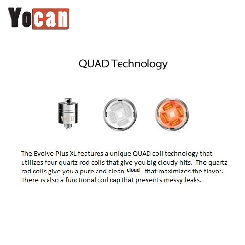 Evolve Plus XL QUAD Quartz Coil Concentrate Pen Kit
