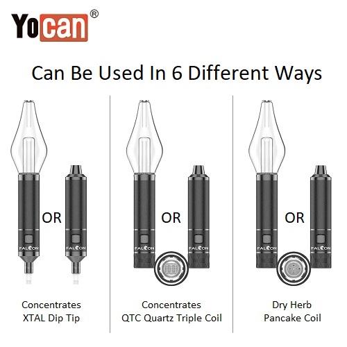 Yocan Falcom Wax and Dry Herb 6 In 1 Kit Yocan America