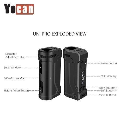Yocan Uni Pro VV Cartridge Battery Mod